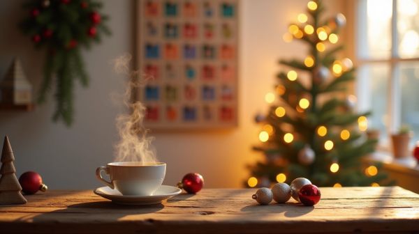Savourez un calendrier de l'avent thé pour les fêtes